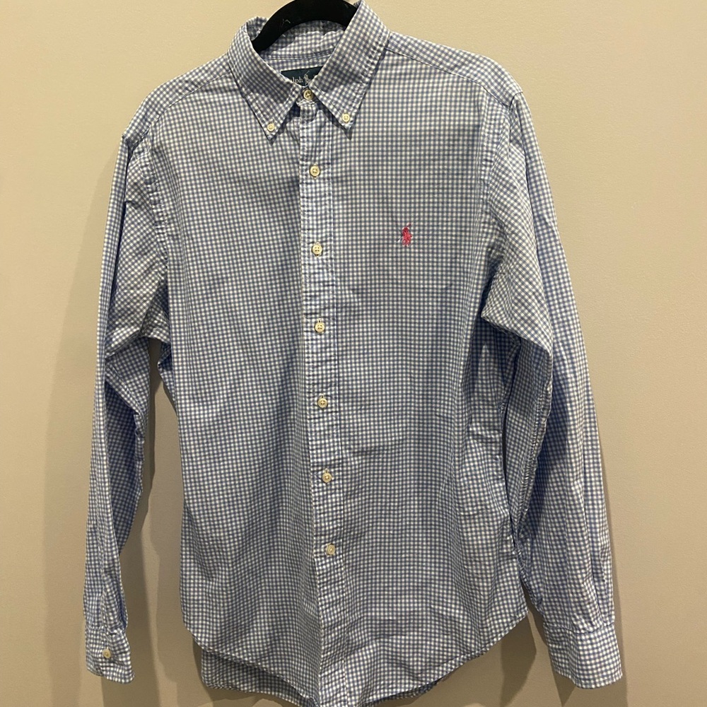 Ralph Lauren Blue Casual Button Down Shirt